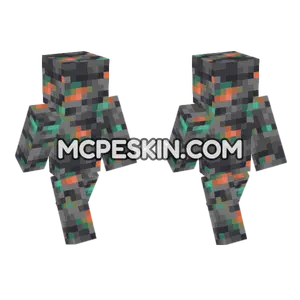 Deepslate Copper Ore Minecraft Bedrock skin