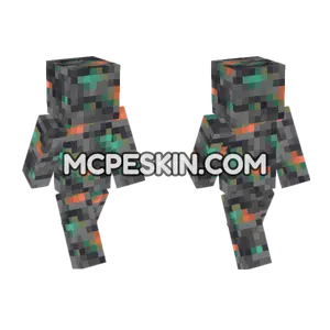 Deepslate Copper Ore Minecraft Bedrock skin