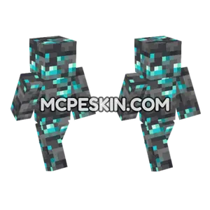 Deepslate Diamond Ore Minecraft Bedrock skin