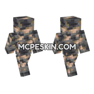 Deepslate Iron Ore Minecraft Bedrock skin