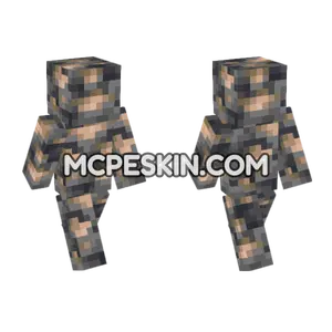 Deepslate Iron Ore Minecraft Bedrock skin