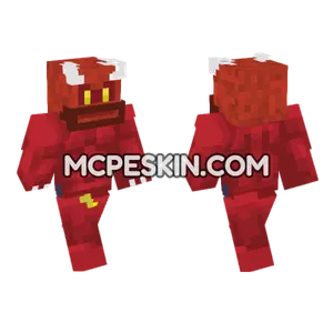 Demonio Red Minecraft Bedrock skin
