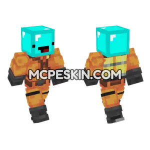 Diamond Head Minecraft Bedrock skin
