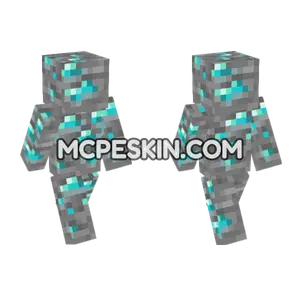 Diamond Ore Skin Minecraft Bedrock skin