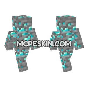 Diamond Ore Skin Minecraft Bedrock skin