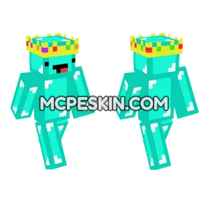 Diamond Slime Minecraft Bedrock skin