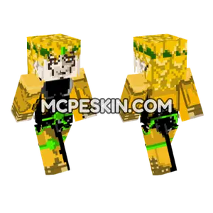 Dio Brando Minecraft Bedrock skin
