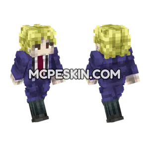 Dio Brando Young Minecraft Bedrock skin