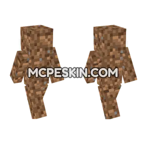 Dirt Block Skin Minecraft Bedrock skin