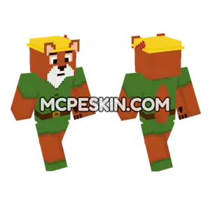 Disney Robin Hood Minecraft Bedrock skin