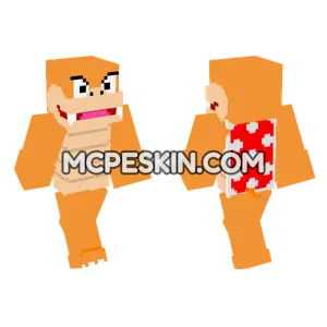 Donkey Kong Skin Minecraft Bedrock skin