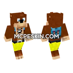 Donkey Kong Skin Minecraft Bedrock skin