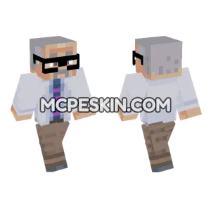 Dr Rosenberg Minecraft Bedrock skin