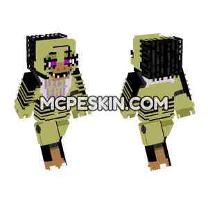 Drawkill Chica Bot Minecraft Bedrock skin
