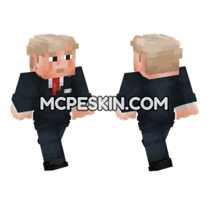Drump Suit Minecraft Bedrock skin