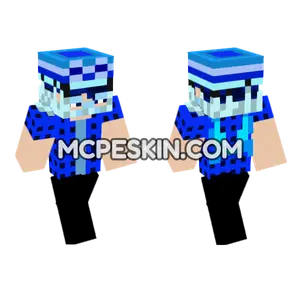Dubicrack YT Skin Minecraft Bedrock skin