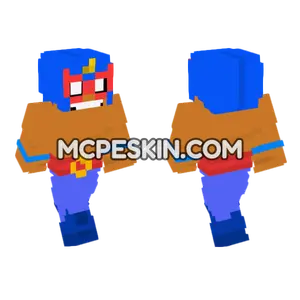 El Primo Wrestler Minecraft Bedrock skin