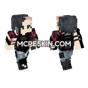 Ellie (Jenny Mod) HD Skin Minecraft Bedrock skin
