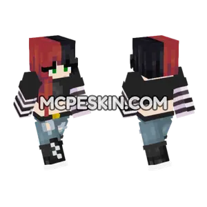 Ellie Walls (Jenny Mod) HD Skin Minecraft Bedrock skin