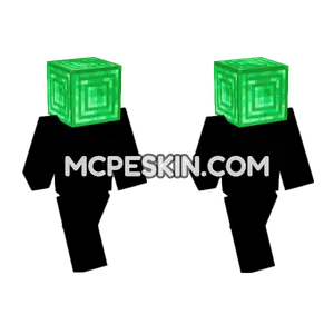 Emerald Block Minecraft Bedrock skin
