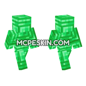 Emerald Block Skin Minecraft Bedrock skin