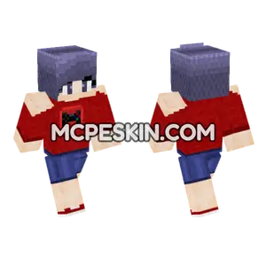 Emma The Gamer Minecraft Bedrock skin