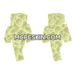 End Stone Skin Minecraft Bedrock skin