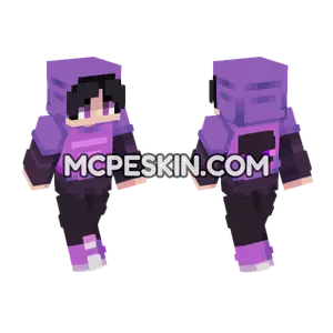 Ender Eyes Boy Minecraft Bedrock skin