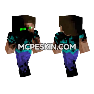 Ender Steve Minecraft Bedrock skin