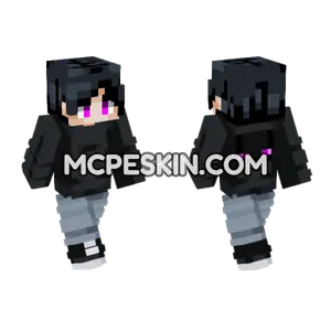 Enderman Boy Minecraft Bedrock skin