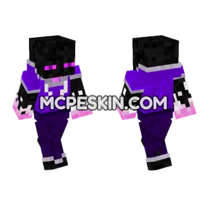 Enderman Hoodie Minecraft Bedrock skin