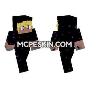 Enderman Hoodie Boy Minecraft Bedrock skin