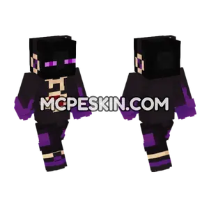 Enderman Skin Minecraft Bedrock skin