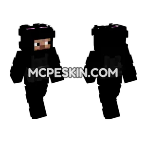 Enderman Steve Minecraft Bedrock skin