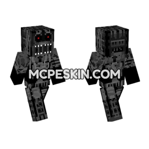 Endo C Red Eye Mouth Minecraft Bedrock skin
