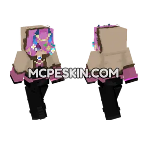 Enyo Short Hair Minecraft Bedrock skin