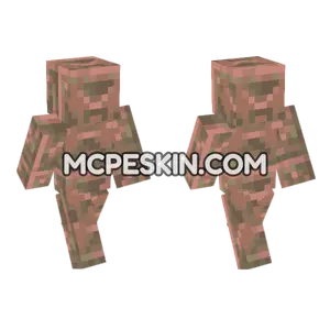 Exposed Chiseled Copper Minecraft Bedrock skin