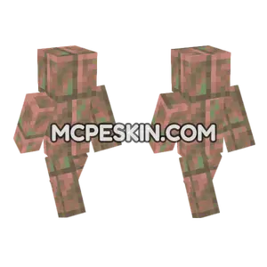 Exposed Cut Copper Minecraft Bedrock skin