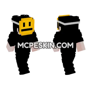 Face Serious Minecraft Bedrock skin