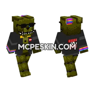 Fancy Plushtrap Minecraft Bedrock skin