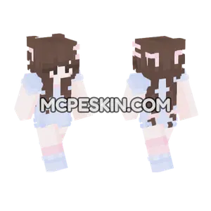 Fashion Player Skin 10 Minecraft Bedrock skin