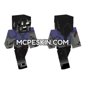 Female Zombie Minecraft Bedrock skin