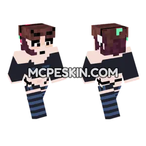 Femscrub – Jenny Mod Skin Minecraft Bedrock skin