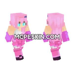 Fifi Pink Outfit Minecraft Bedrock skin
