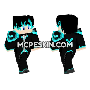 Fine Neon Suit Minecraft Bedrock skin