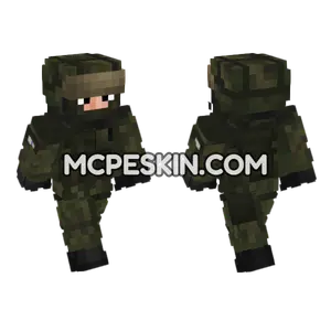 Finland Army Soldier V4 Minecraft Bedrock skin
