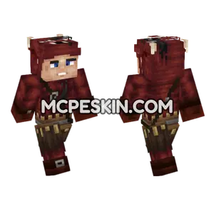 Fire Envoy Minecraft Bedrock skin