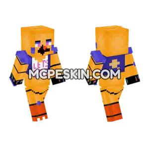 FNAF Chica Minecraft Bedrock skin