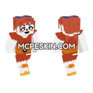 FNAF Circus Baby Minecraft Bedrock skin