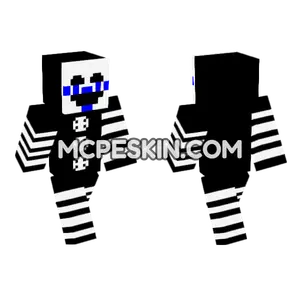 FNAF Puppet Azul Minecraft Bedrock skin